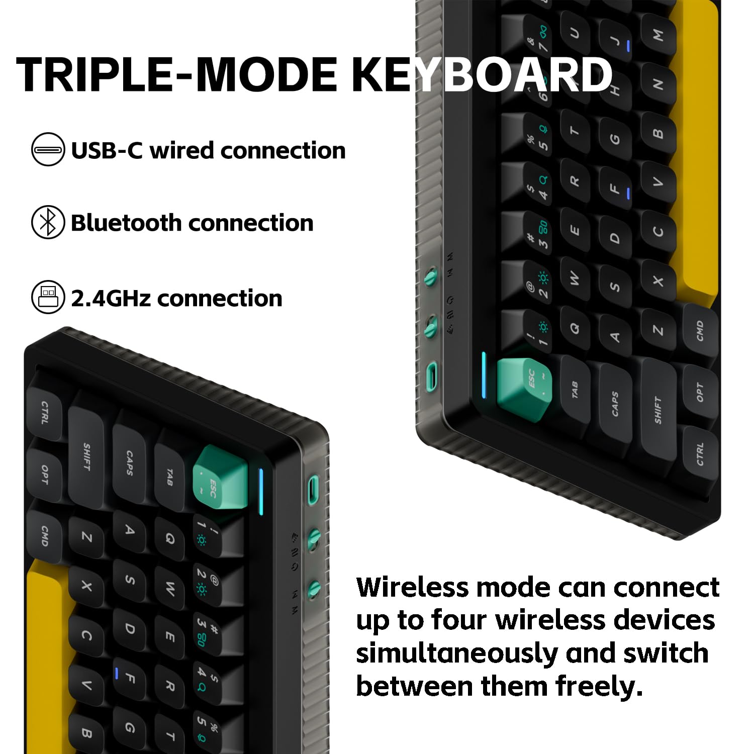 Amazon.com: nuphy Halo65 V2 Wireless Mechanical Keyboard with PBT